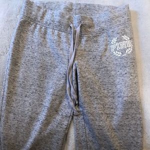 Pink fit and flare sweats